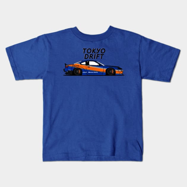 TOKYO DRIFT { Silvia s15 } Kids T-Shirt by MOTOSHIFT